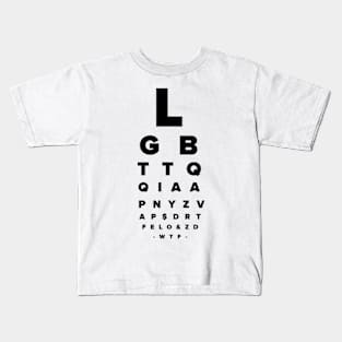 Eye Chart Kids T-Shirt